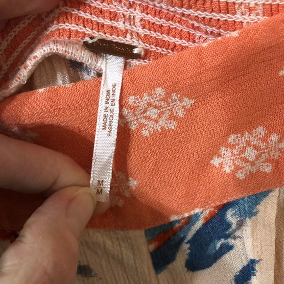 Free People Show You Off Sheer Pleated Boho Patchwork Maxi Skirt - Size Medium - Picture 3 of 5